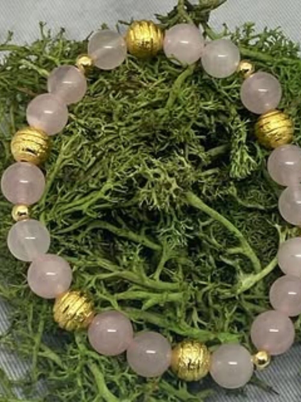 Ribbon Of Love * Rose Quartz Beads